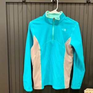 The North Face Teal Girls Size XL Sweatshirt | Fits like women size small